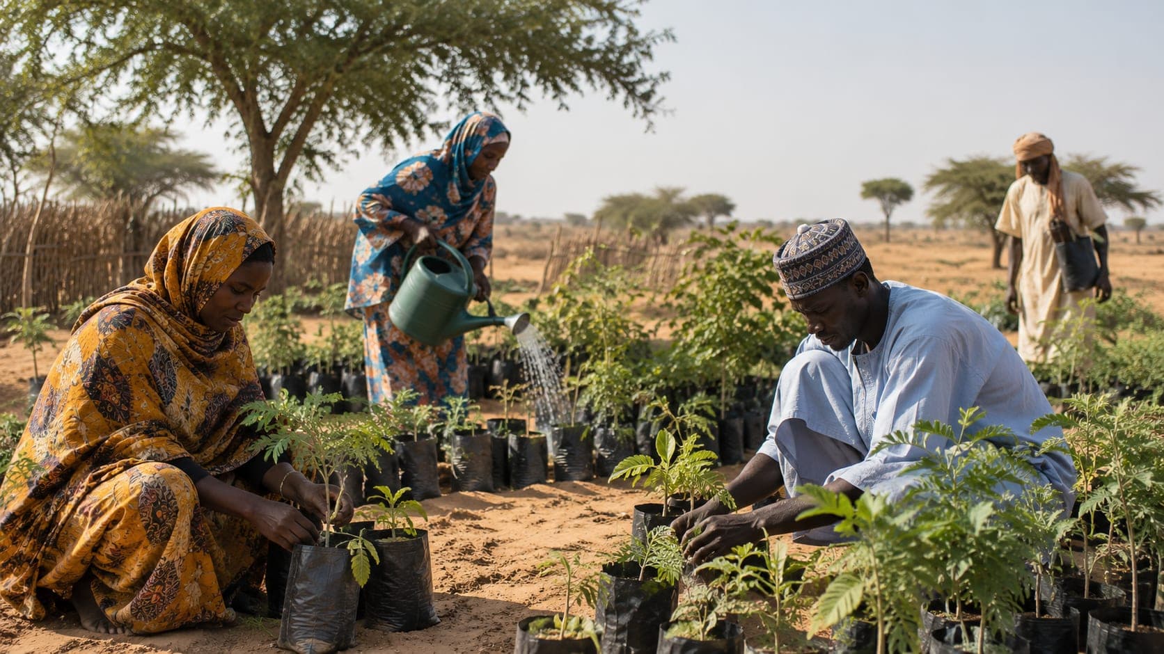 Action environnementale menée avec les communautés au Niger